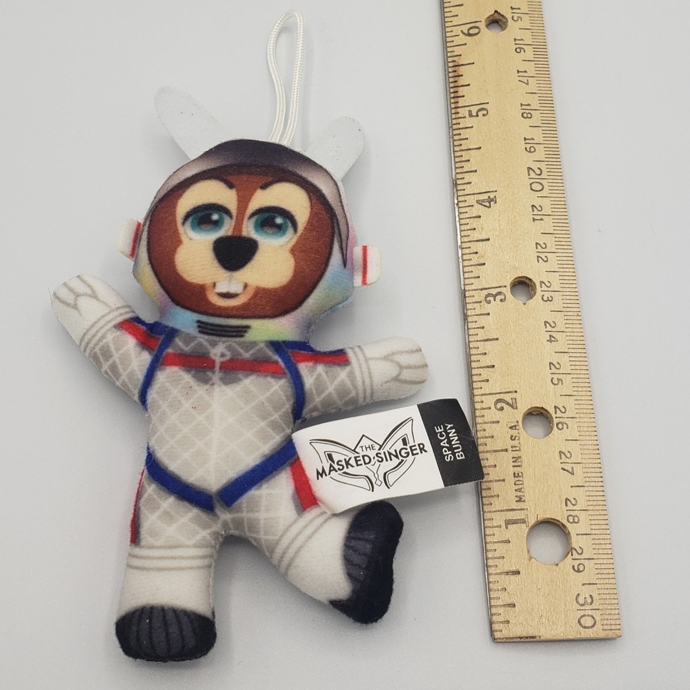 McDonald's THE MASKED SINGER  Space Bunny Happy‎ Meal Plush Toy Mini 5"
